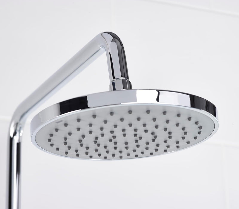 Zing2 Adjustable Thermostatic Rigid Riser Diverter Bar Shower