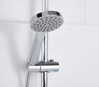Zing2 Adjustable Thermostatic Rigid Riser Diverter Bar Shower