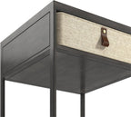 Zinus Ilsang Nightstand 45x43x52CM Metal and Wood