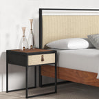 Zinus Ilsang Nightstand 45x43x52CM Metal and Wood
