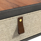 Zinus Ilsang Nightstand 45x43x52CM Metal and Wood