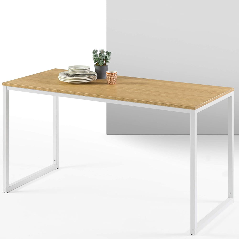 Home Office Desk Metal and Wood Computer