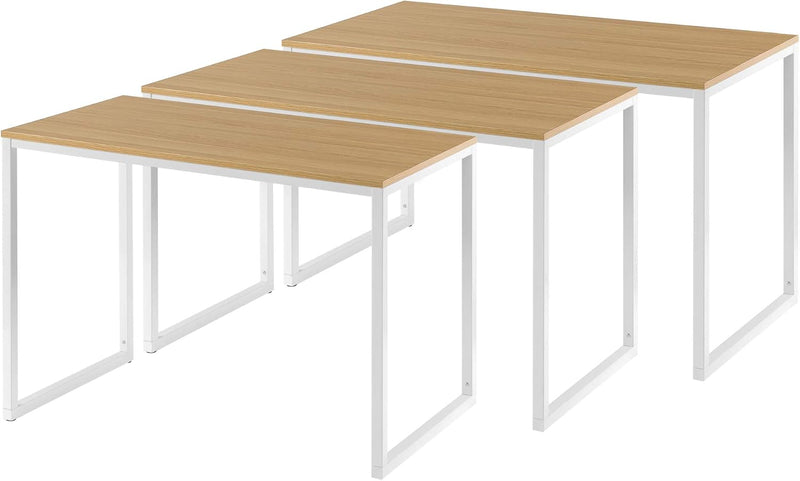 Home Office Desk Metal and Wood Computer