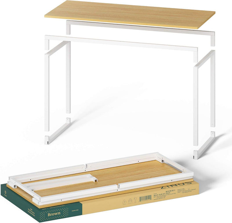 Home Office Desk Metal and Wood Computer