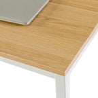 Home Office Desk Metal and Wood Computer