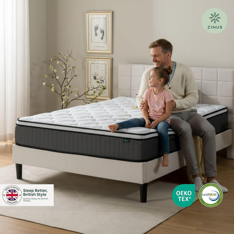 Memory Foam Mattress Pocket Spring 10'' Height Tight