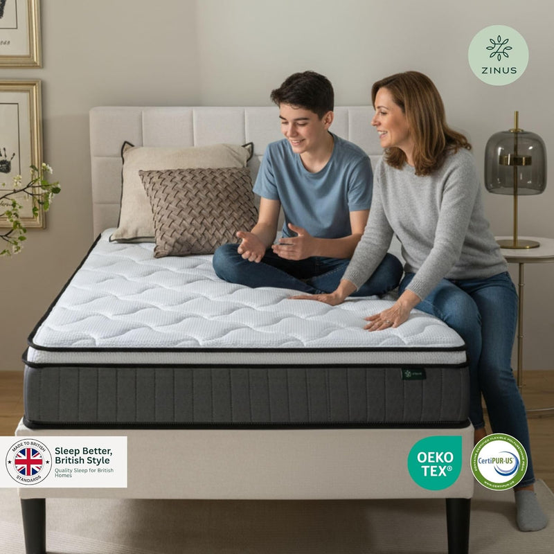 Memory Foam Mattress Pocket Spring 10'' Height Tight