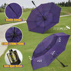 Zomake Golf Umbrella Windproof and Rainproof 54 62in