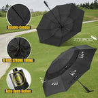 Zomake Golf Umbrella Windproof and Rainproof 54 62in