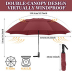 Zomake Golf Umbrella Windproof and Rainproof 54 62in