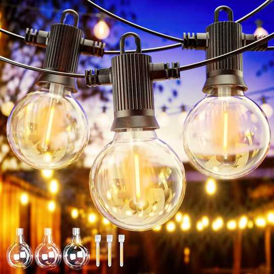 Lights Outdoor 45m String Mains Powered with 60+3