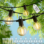 Lights Outdoor 45m String Mains Powered with 60+3