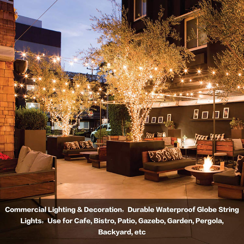 Lights Outdoor 45m String Mains Powered with 60+3