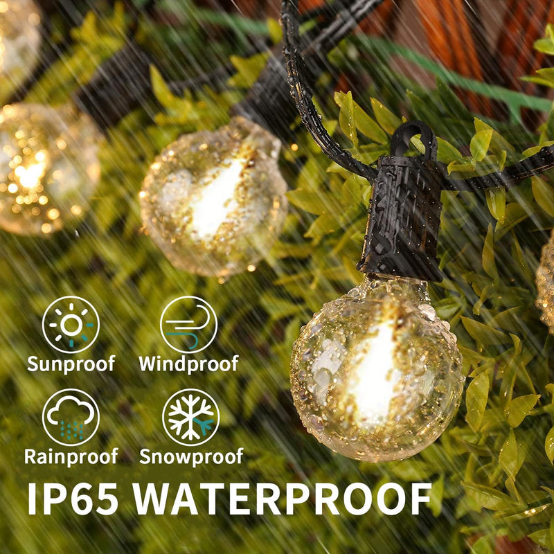 Lights Outdoor 45m String Mains Powered with 60+3