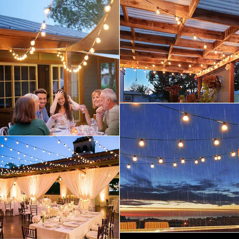 Lights Outdoor 45m String Mains Powered with 60+3