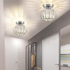 Zydtrip Crystals Ceiling Light Fixtures Chandelier Small Semi