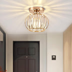 Zydtrip Crystals Ceiling Light Fixtures Chandelier Small Semi