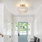 Zydtrip Crystals Ceiling Light Fixtures Chandelier Small Semi