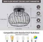 Zydtrip Crystals Ceiling Light Fixtures Chandelier Small Semi